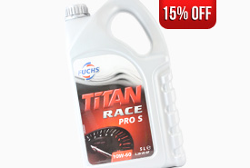 15% Off all Fuchs Titan Race Engine Oils